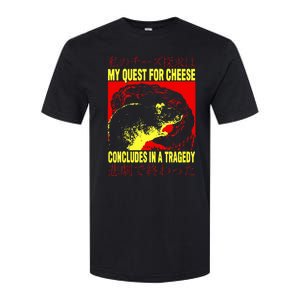 My Quest For Cheese Rat Japanese Rat Softstyle CVC T-Shirt