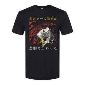 My Quest For Cheese Concludes In A Tragedy Rat Japanese Softstyle CVC T-Shirt