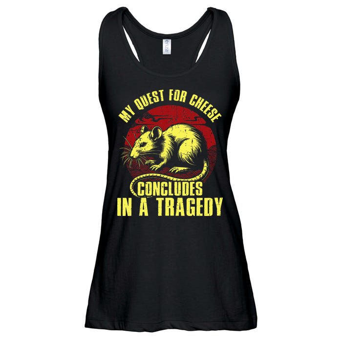 My Quest For Cheese Concludes In A Tragedy Ladies Essential Flowy Tank