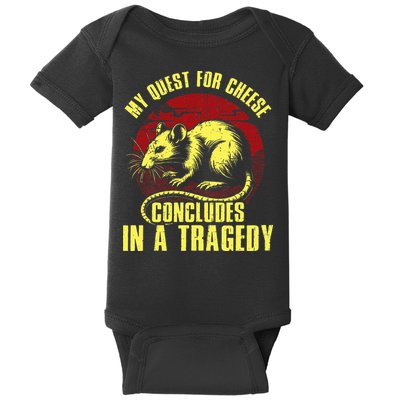 My Quest For Cheese Concludes In A Tragedy Baby Bodysuit