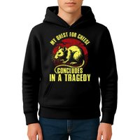My Quest For Cheese Concludes In A Tragedy Kids Hoodie