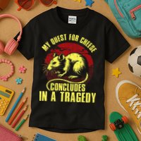 My Quest For Cheese Concludes In A Tragedy Kids T-Shirt