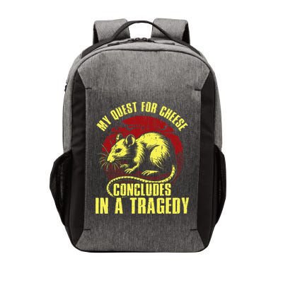 My Quest For Cheese Concludes In A Tragedy Vector Backpack