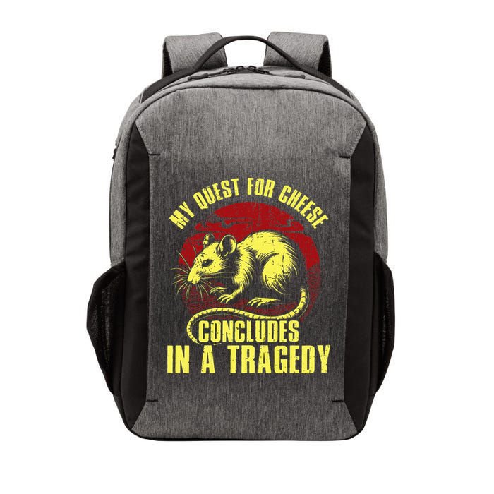 My Quest For Cheese Concludes In A Tragedy Vector Backpack