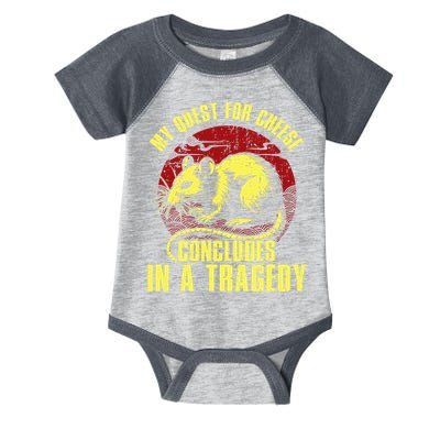 My Quest For Cheese Concludes In A Tragedy Infant Baby Jersey Bodysuit