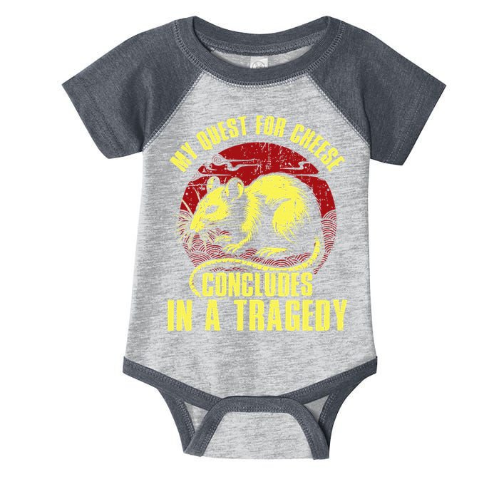 My Quest For Cheese Concludes In A Tragedy Infant Baby Jersey Bodysuit