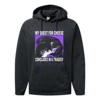 My Quest For Cheese Rat Japanese Performance Fleece Hoodie