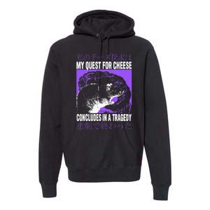 My Quest For Cheese Rat Japanese Premium Hoodie