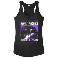 My Quest For Cheese Rat Japanese Ladies PosiCharge Competitor Racerback Tank