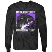 My Quest For Cheese Rat Japanese Tie-Dye Long Sleeve Shirt