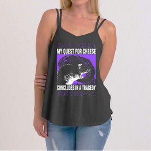 My Quest For Cheese Rat Japanese Women's Strappy Tank