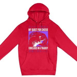 My Quest For Cheese Rat Japanese Premium Pullover Hoodie