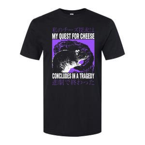 My Quest For Cheese Rat Japanese Softstyle CVC T-Shirt