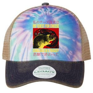 My Quest For Cheese Rat Legacy Tie Dye Trucker Hat