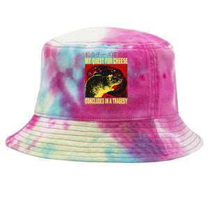 My Quest For Cheese Rat Tie-Dyed Bucket Hat