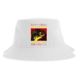 My Quest For Cheese Rat Sustainable Bucket Hat