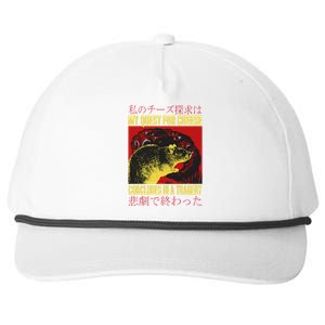 My Quest For Cheese Rat Snapback Five-Panel Rope Hat