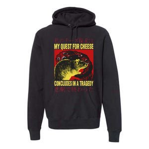 My Quest For Cheese Rat Premium Hoodie