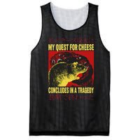 My Quest For Cheese Rat Mesh Reversible Basketball Jersey Tank