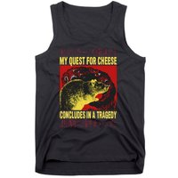 My Quest For Cheese Rat Tank Top