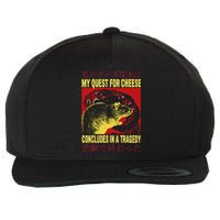 My Quest For Cheese Rat Wool Snapback Cap