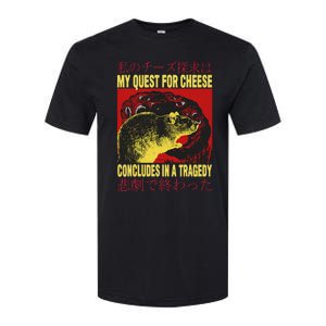 My Quest For Cheese Rat Softstyle CVC T-Shirt