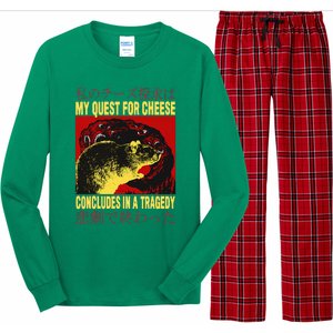 My Quest For Cheese Rat Long Sleeve Pajama Set