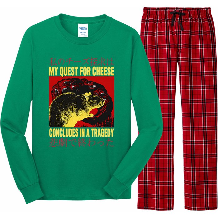 My Quest For Cheese Rat Long Sleeve Pajama Set