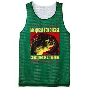 My Quest For Cheese Rat Mesh Reversible Basketball Jersey Tank