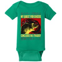 My Quest For Cheese Rat Baby Bodysuit