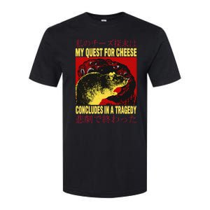 My Quest For Cheese Rat Softstyle CVC T-Shirt