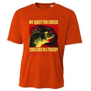 My Quest For Cheese Rat Cooling Performance Crew T-Shirt