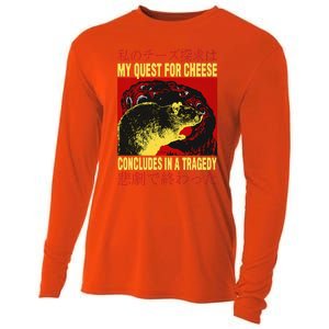 My Quest For Cheese Rat Cooling Performance Long Sleeve Crew