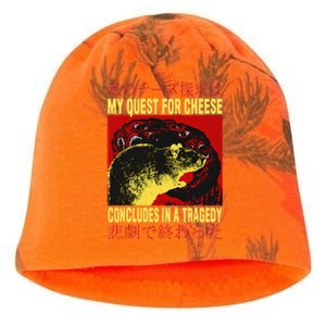 My Quest For Cheese Rat Kati - Camo Knit Beanie