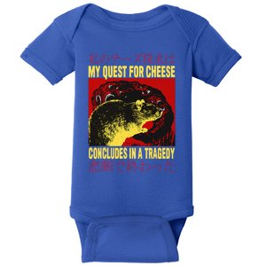 My Quest For Cheese Rat Baby Bodysuit