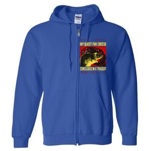 My Quest For Cheese Rat Full Zip Hoodie