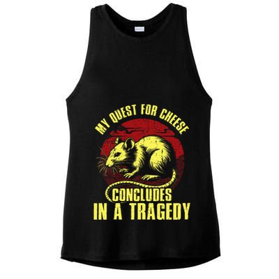 My Quest For Cheese Concludes In A Tragedy Rat Ladies PosiCharge Tri-Blend Wicking Tank