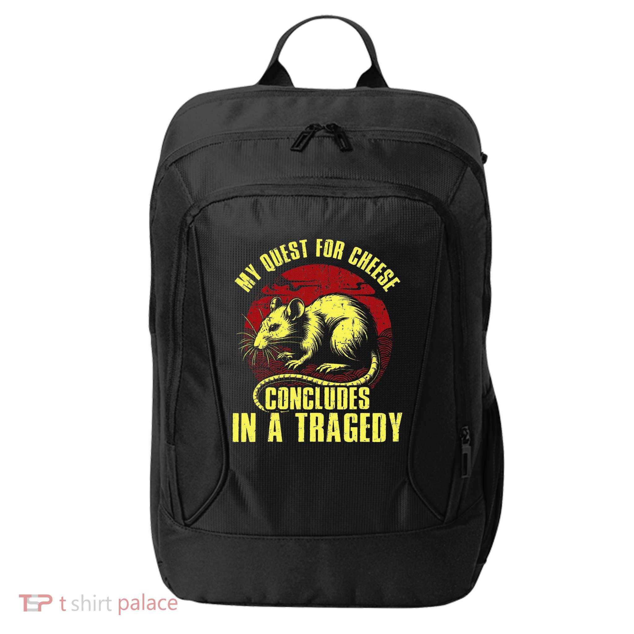 My Quest For Cheese Concludes In A Tragedy Rat City Backpack