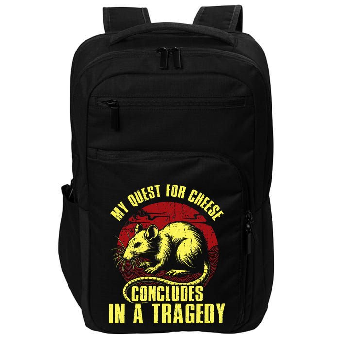 My Quest For Cheese Concludes In A Tragedy Rat Impact Tech Backpack