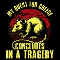 My Quest For Cheese Concludes In A Tragedy Rat 7-Panel Snapback Hat