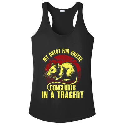 My Quest For Cheese Concludes In A Tragedy Rat Ladies PosiCharge Competitor Racerback Tank