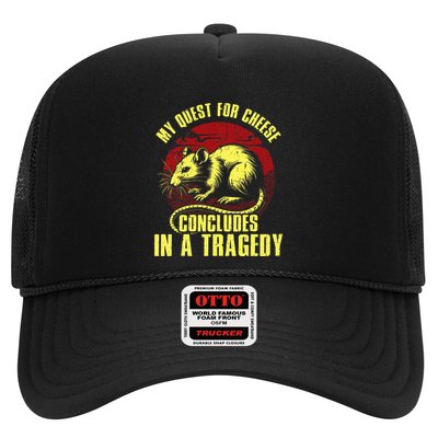 My Quest For Cheese Concludes In A Tragedy Rat Trucker Hat