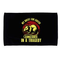 My Quest For Cheese Concludes In A Tragedy Rat Microfiber Hand Towel