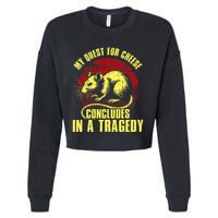 My Quest For Cheese Concludes In A Tragedy Rat Cropped Pullover Crew