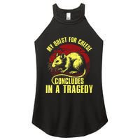 My Quest For Cheese Concludes In A Tragedy Rat Women's Perfect Tri Rocker Tank