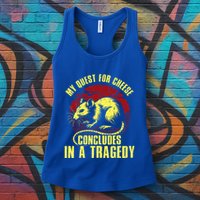 My Quest For Cheese Concludes In A Tragedy Rat Womens Tank Top
