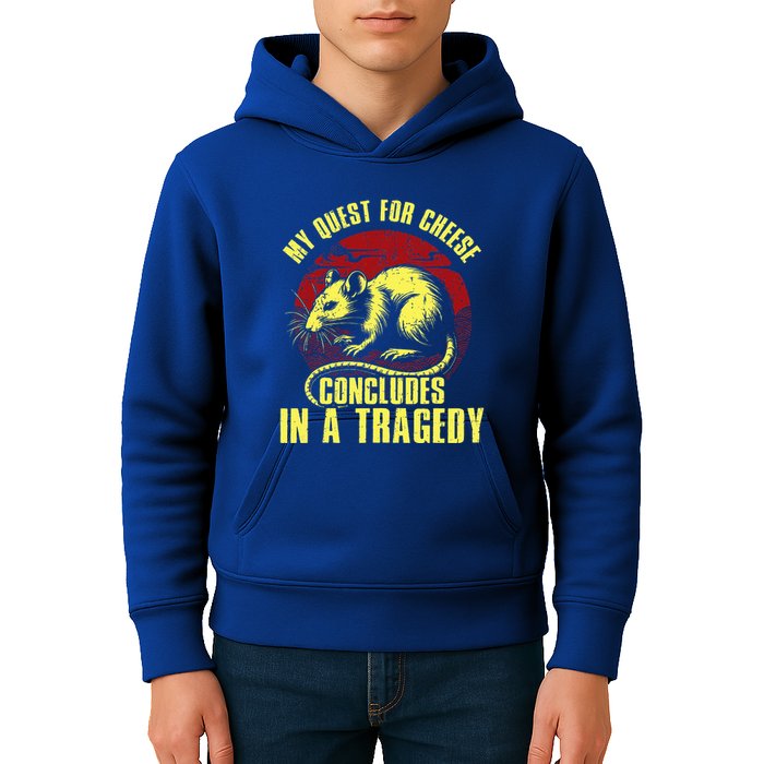 My Quest For Cheese Concludes In A Tragedy Rat Kids Hoodie