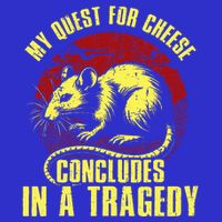 My Quest For Cheese Concludes In A Tragedy Rat Zip Tote Bag