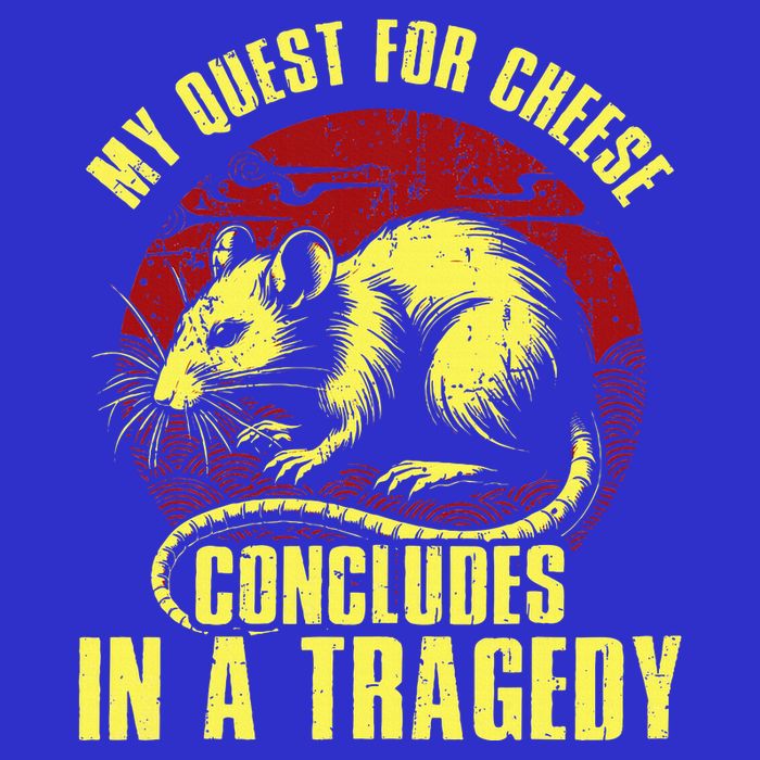 My Quest For Cheese Concludes In A Tragedy Rat Zip Tote Bag