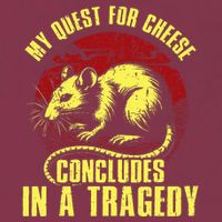 My Quest For Cheese Concludes In A Tragedy Rat 16oz Travel Tumbler